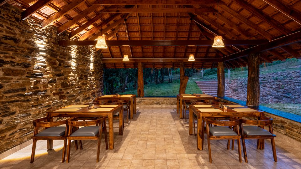 Dining area at Gudlu Resorts
