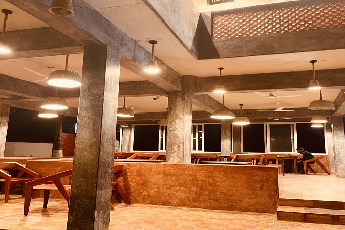 Pure vegetarian dining pavilion