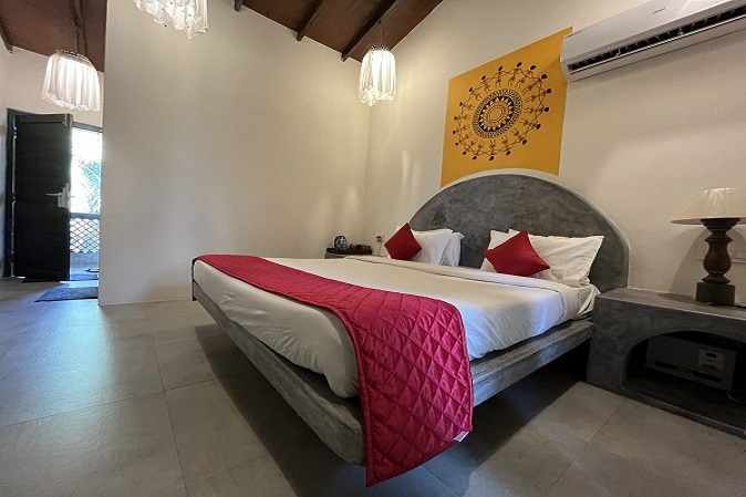 Ayurveda spa treatment room